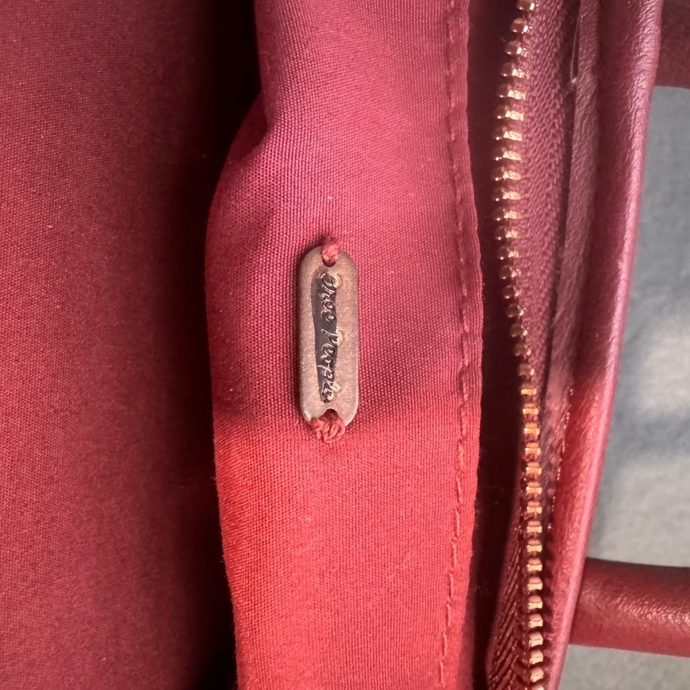 Free People Metallic Maroon Backpack - Picture 8 of 9
